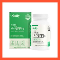 찬이상회 뉴일리 뉴질랜드산 초록입홍합+인도산 보스웰리아 60정 x2박스, 본품1박스