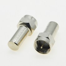 BEVOTOP 5 개/몫 75 ohm 저항 부하 F 수 플매트 카펫 러그 종단 더미로드 RF 커넥터 헤드 방수 바늘, 한개옵션0