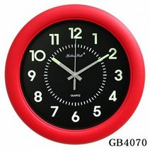 GB4070 야광 무소음 원형 벽시계 320파이 제조한국, 본상품선택