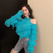 SAMARA 수술 래글런 숏 니트