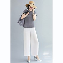 40대 50대 엄마옷 트리플 셔링 2022 여름 기본 배 가리개 조끼 여 아우터 슬림 핏