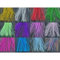 치타피싱 오로라 틴셀 반짝이 자작채비, 무지개