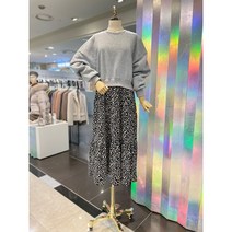 ab.f.z@ 맨투맨 레오파드 롱 원피스 AEX1HO37A