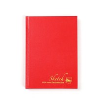 [아트앤디자인]양장제본 크로키북 A5 105gm2 80매, 옵션없음:[6314740]옵션없음