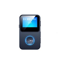 블루투스 MP3 레트로 감성 미니 mp3 플레이어 블루투스 호환 5.0 오디오 수신기 휴대용 클립 음악 플레이어(tf 카드 포함) 원격 카메라 워크맨, 검은색, 64GB