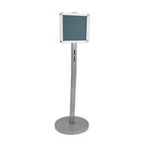 FixtureDisplays Hand Sanitizer Stand Floor Free Standing Signage Frame 8.5x11” with Mounting Holes f, 1