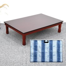 남원춘향공방 남원 교자상 제사상 밥상 집들이상 접이식 1200x800, 1세트, 춘향 이조(캡)4자+누빔커버