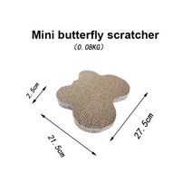 냥오름 오르간야옹이장난감 삼줄볼장난감수직형 붙이는스크래쳐 새로운 고양이 S 보드 긁는 게시물 매트 장난감 부드러운 침대 매트 발톱 케어 긁는 게시물 장난감 미니 고양이 스크래치, 나비