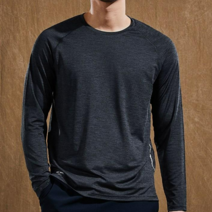 BFL 2개세트 펀칭 멜란지 긴팔 티 셔츠 남자 남성 여름 등산 골프 면 무지 기본 티셔츠