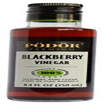 PÖDÖR Premium Blackberry Vinegar - 8.4 fl. Oz. - 100% Natural Aged in Oak Barrels Fermented Unfil, 1