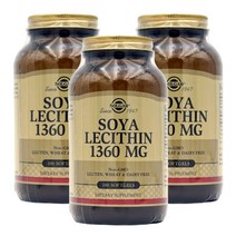 솔가 Soya Lecithin 소야 레시틴 대두 1360mg 100 소프트젤 3통