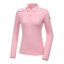 *사은품증정* [와이드앵글] 여성 카라 긴팔 티셔츠 L WWW20241P1