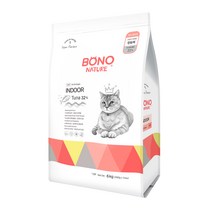 보노네이처 고양이 인도어 참치 사료, 6kg