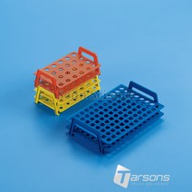Tarsons T241013-B R Y W 마이크로 튜브 랙 24홀 Polywire Microtube Rack with Handle 1.5 ml & 2.0 ml 용, T241013-W : 1EA