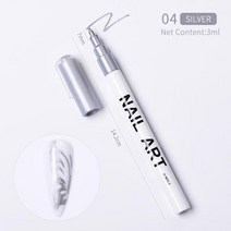 매니큐어 네일 아트 드로잉 낙서 펜 방수 페인팅 라이너 브러시 diy 3d 추상 라인 미세 세부 사항 꽃 패턴 도구들, d04