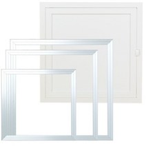 알루미늄점검수 밀폐형 폐쇄식 플라스틱 pvc 점검구, 10.D형 알루미늄 더블형 300x300mm