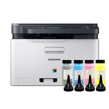 삼성전자 SL-C563W 컬러 레이저 무한 복합기 (정품 토너 + 4색 리필 토너 포함)