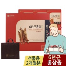 프리미엄 6년근 홍삼진액 홍삼즙 액기스 엑기스, 60포, 80ml