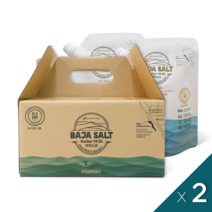 [핸드캐리패키지] 바하 퍼시픽 코셔 천일염 바하소금 400g 단품 2개