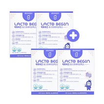 [2+2] 비긴바이오 락토비긴 유산균 4g x 30포 x 4box, 120포(30포x4박스)