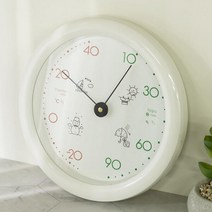 국산 벽걸이 온습도계 실내 신생아 주방 온도계 추천 THERMOMETER 22.5cm, 사계절 온습도계