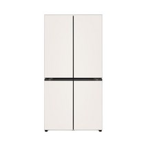[E] LG 오브제컬렉션 5도어 메탈 냉장고 M873MWG152S/M873MWW152S, 풀화이트