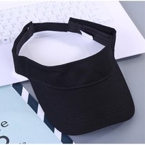 심플룩 트렌디디자인 스포츠 썬캡(블랙) 썬햇 창모자 여자들도좋아하는 바캉스 나들이 데일리룩