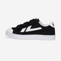 콜카 스왈로우 벨크로 블랙/화이트 스니커즈 - 블랙