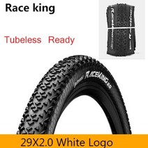 Continental 26 27.5 29 2.0 2.2 MTB 타이어 레이스 킹 자전거 타이어 안티 펑크 180TPI 접는 타이어 타이어 산악 자전거 타이어 X 킹, 29x2.0 wihte