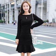 가바바 여성 원피스 벨벳 셔링 오피스룩 롱원피스 G26230