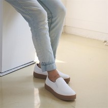 남자 세미정장룩 가죽 솔리드 심플 트레이닝화 운동화