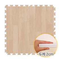 베베앙 모던스 퍼즐매트 100x100x2cm(1장)1세트, 02_오크우드, 1개