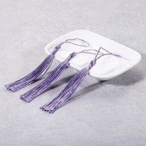 보석 재료 & 부속품 70mm 행잉 로프 실크 태슬 트림 프린지 펜던트 DIY 쥬얼리 제작 결과 귀걸이 목걸이 액세서리 용품 30 개, [01] 30Pcs, [15] Purple