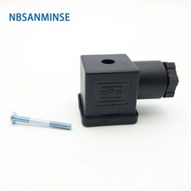1pc 플러그 솔레노이드 밸브 코일 커넥터 DIN43650 A B C 밸브 코일, DIN43650B, AC 220V, 02 DIN43650B_02 AC 220V
