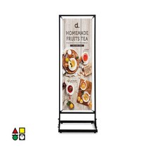 국산정품 철재 블랙 양면 카페배너거치대 옥외광고