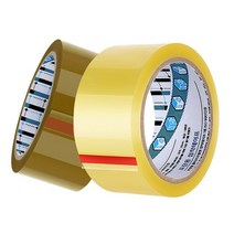 중포장 종이박스테이프 우림 비닐 제작 색깔 로고 컬러 투명 아크릴 PVC, 쁘띠리쉬 황색 50P