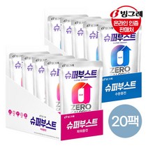 빙그레 슈퍼부스트 에너지드링크 파워/수분 230ml x20팩, 파워충전 70mg x10팩, 파워충전 70mg x10팩