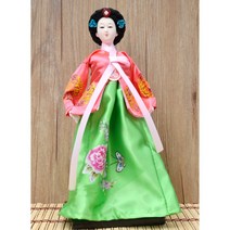 한국 한복인형 공예 조각 장식소품 선물 피규어 전통, Q