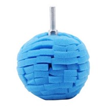 자동차 광택기 전기 드릴에 사용되는 자동 휠 연마 스폰지 3 인치4 인치 버니 싱 볼 콘 자동차 허브 버핑, 파란