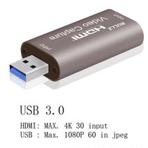 4k 비디오 캡처 카드 usb 3.0 2.0 hdmi 비디오 그래버 상자 ps4 게임 dvd 캠코더 카메라 기록 placa de video live 스트리밍, 커피 USB 3.0
