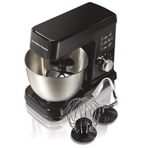 해밀턴비치 6단 전기 스탠드 믹서 스테인리스 스틸 틸트업 63325, 3.5 Quart Bowl 300 Watt Motor
