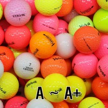 브랜드 로스트볼 모음, 30개, 7볼빅 컬러 혼합 AA+