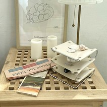위더스홈 3단 가죽 수납 트레이 책상정리함 데스크정리