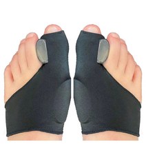 무지외반증 발가락교정기 엄지발가락 소건막류, 1Pairs-A-Black