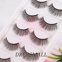데일리 속눈썹 5쌍 무대 소품 칼라 연장 이너속눈썹 가속눈썹