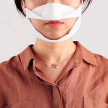 입보이는 투명 마스크 청각장애인 난청인 수어 립뷰 마스크 비말방지 특허받은, 성인용 화이트 2매