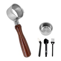 드롱기 커피 51mm Bottomless Portafilter DeLonghi Icona ECP ECOV311 에스프레소 머신 베이스 필터 홀더, 01 as shown