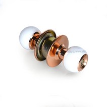 심리상담소 화이트 원형 열쇠 도어핸들 아파트 문수리, 낱개