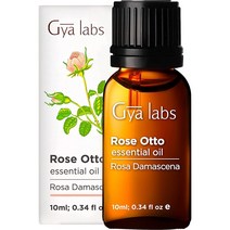 Gya Labs Rose Otto Essential Oil 지야 랩스 로즈 오토 에센셜 오일 10ml(0.34oz), 1개, 10ml