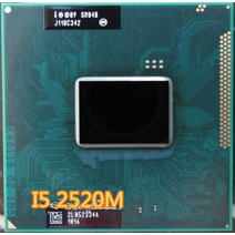 파워딜 인텔 코어 i5-2520M i5 2.5GHz 터보) SR048 소켓 G2/rPGA988B 프로세서 cpu 작동 가능, 한개옵션0